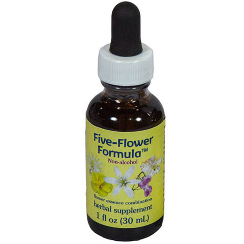 Flower Essence Services, Five Flower Formula In Glycerin, 1 Oz