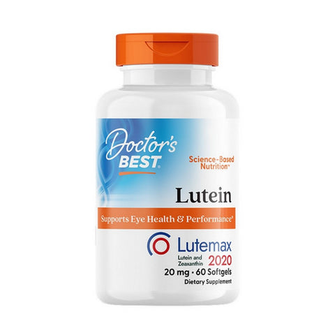 Doctors Best, Lutein with Lutemax, 20 mg, 60 Softgels