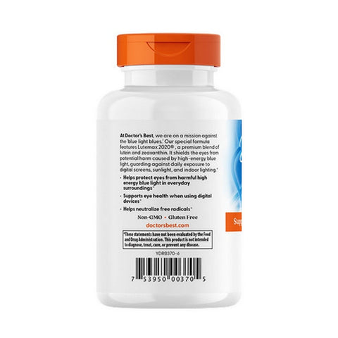 Doctors Best, Lutein with Lutemax, 20 mg, 180 Softgels