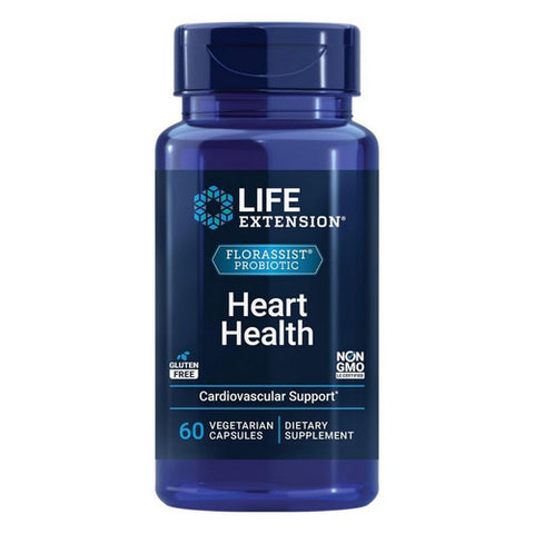 Life Extension, Florassist Heart Health Probiotic, 60 Caps