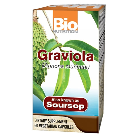 Bio Nutrition, Soursop Graviola, 1500 mg, 60 Veg Caps