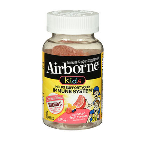Airborne, Assorted Fruit Flavored, 21 Gummies