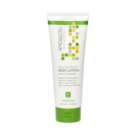 Andalou Naturals, Uplifting Body Lotion Citrus Sunflower, 8 Oz Andalou Naturals