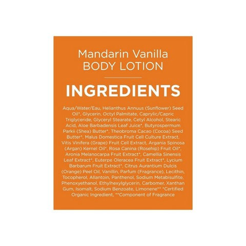 Andalou Naturals, Mandarin Vanilla Vitalizing Body Lotion, 8 Oz Andalou Naturals