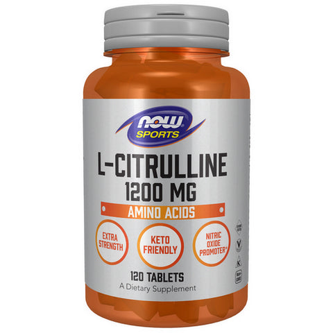 Now Foods, L-Citrulline, 1200 mg, 120 Tabs