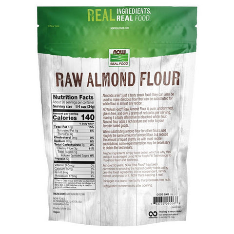 Now Foods, Raw Almond Flour, 22 Oz