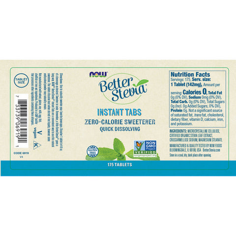 Now Foods, BetterStevia Instant Tabs, 175 Tabs