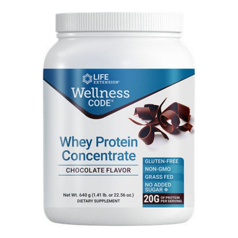 Life Extension, Whey Protein Concentrate Chocolate Flavor, 660 Grams