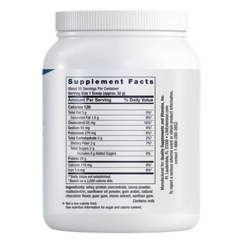 Life Extension, Whey Protein Concentrate Chocolate Flavor, 660 Grams
