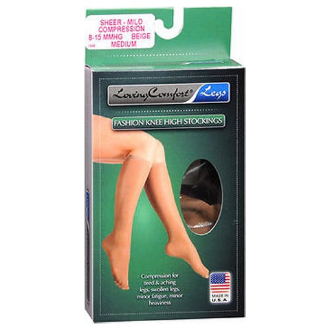 Scott Specialties, Fashion Knee High Stockings Sheer, 2 Pairs