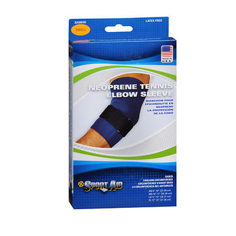 Sport Aid, Neoprene Tennis Elbow Sleeve Small, 1 Each