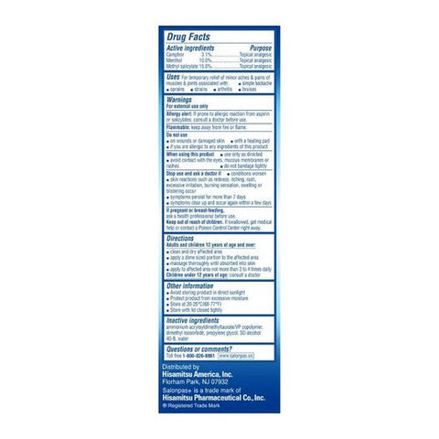 Salonpas, Deep Relieving Gel, 2.75 Oz Salonpas