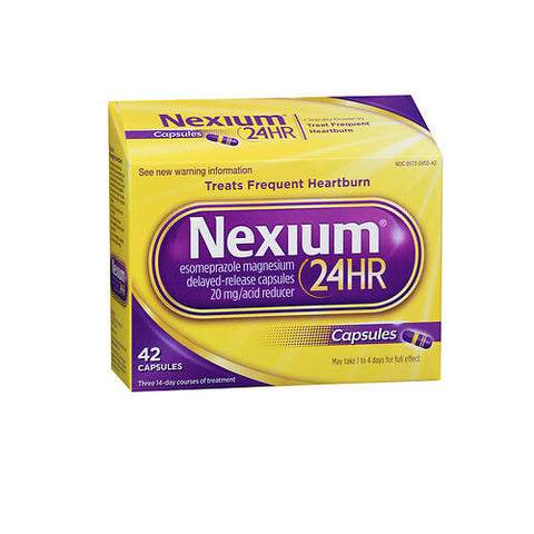Nexium 24HR, Acid Reducer Heartburn Relief Capsules, 42 Caps