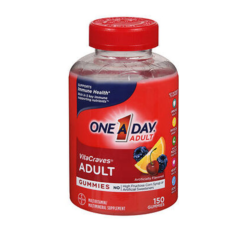 One-A-Day, VitaCraves Adult Multivitamin Gummies, 150 Each