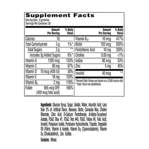 One A Day, Vitacraves Adult Multivitamin Gummies, 70 Each One A Day