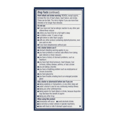 Advil, Pm Pain Reliever Nighttime Sleep-Aid, 40 Liquid Gels Advil