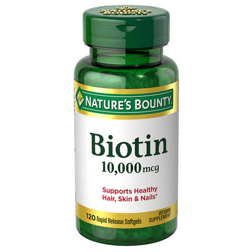 Nature's Bounty, Biotin, 10000 mcg, 120 Softgels