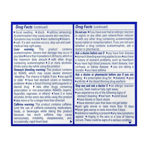 Med Tech Products, Extra Strength Pain Reliever Headache Powder Packs, 24 Each