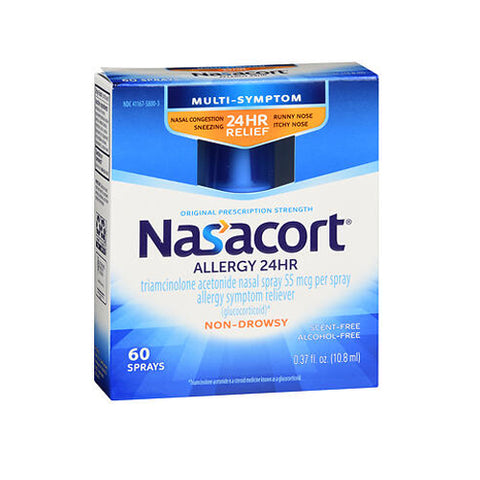 Nasacort, Allergy 24 Hr Multi-Symptom Nasal Allergy Spray, 0.37 Oz