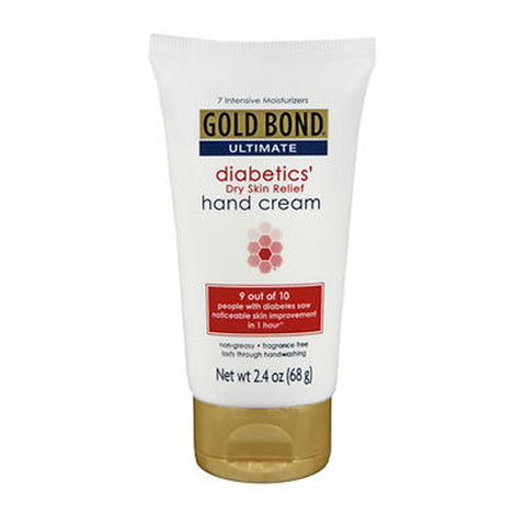 Gold Bond, Ultimate Diabetics' Dry Skin Relief Hand Cream, 2.4 Oz