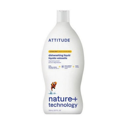 Attitude, Dishwashing Liquid, Citrus Zest 23.7 Oz