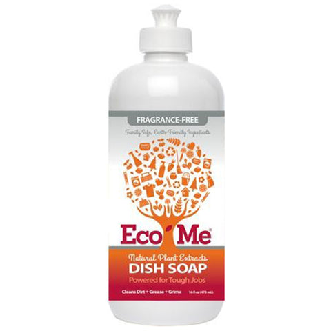 Eco-Me, Dish Soap, Fragrance free 16 Oz
