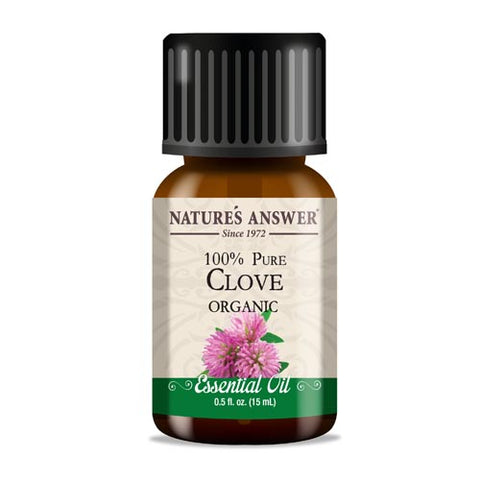 Nature's Answer, Essential Oil, Organic Clove 0.5 Oz