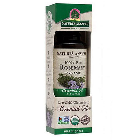 Nature's Answer, Essential Oil, Organic Rosemary 0.5 Oz
