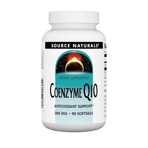 Source Naturals, Coenzyme Q10, 200 MG, 90 Softgels Source Naturals