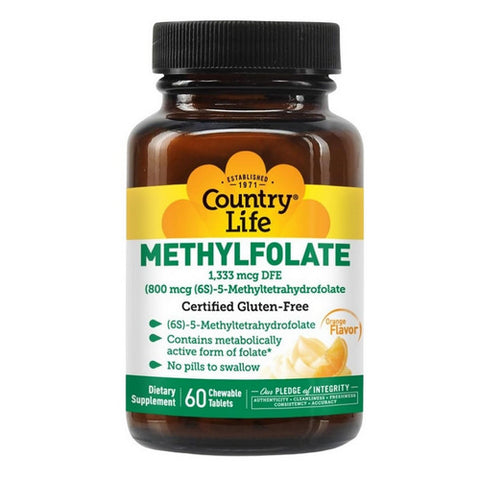 Country Life, Methylfolate, 1333 mcg, 60 Lozenges