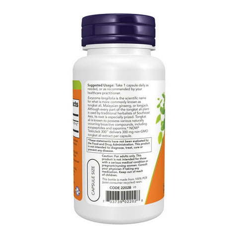 Now Foods, TestoJack 300 Extra Strength, 60 Vcaps