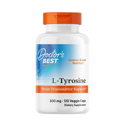 Doctors Best, L-Tyrosine, 500 mg, 120 Veggi Caps