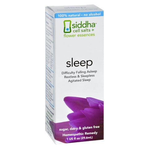 Sidda Flower Essences, Cells Salts Plus Flower Essences Sleep, 1 Oz