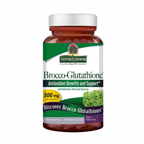 Nature's Answer, Brocco-Glutathione, 500 MG, 60 Veg Caps Nature's Answer