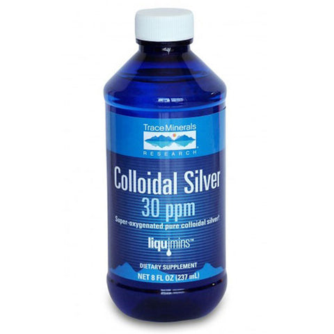Trace Minerals, Colloidal Silver 30 PPM, 16 Oz