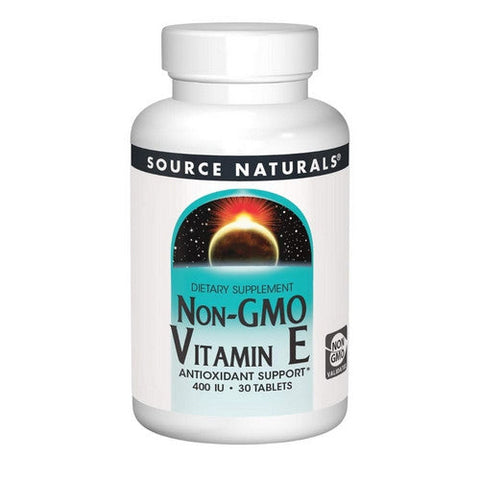 Source Naturals, Vitamin E  Non-GMO, 400 IU, 30 Tabs Source Naturals