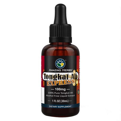 Amazing Herbs, Black Seed Tongkat Ali Express Liquid Extract, 1 oz