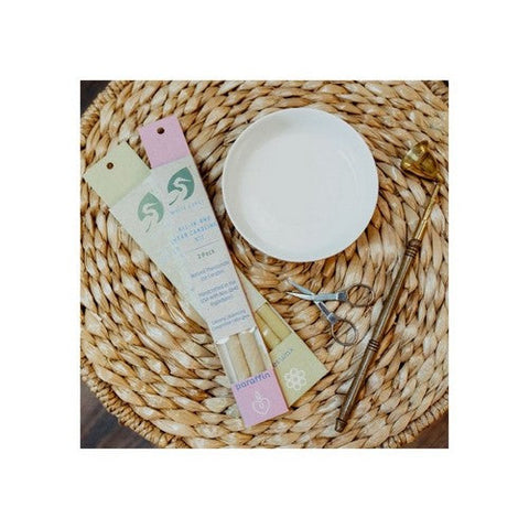White Egret, Therapeutic All In One Ear Candling Kit Beeswax, 4 Count White Egret