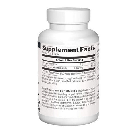Source Naturals, Vitamin C  Non-GMO, 1000 mg, 240 Tabs Source Naturals