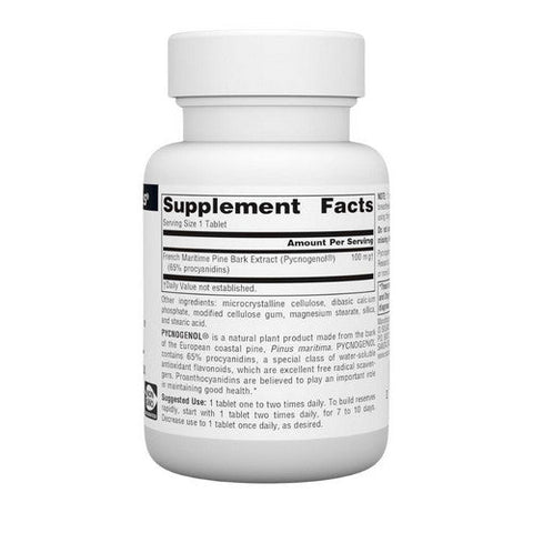 Source Naturals, Pycnogenol, 100 MG, 90 Tabs Source Naturals