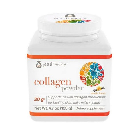 Youtheory, Collagen Powder Vanilla, Vanilla 4.7 oz