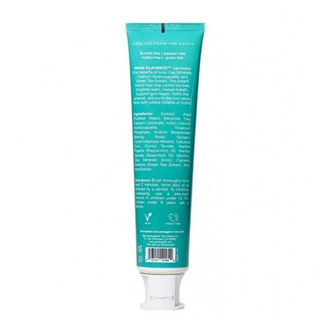 Zion Health, ClayBrite White Toothpaste Non Fluoride, 4 fl oz Zion Health