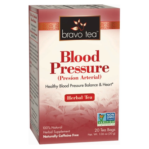 Bravo Tea, Blood Pressure Herbal Tea, 20 Bags