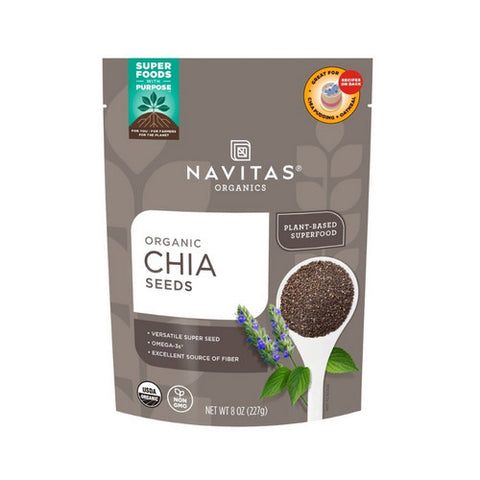 Organics Chia Seeds 8 Oz by Navitas Organics Navitas Organics