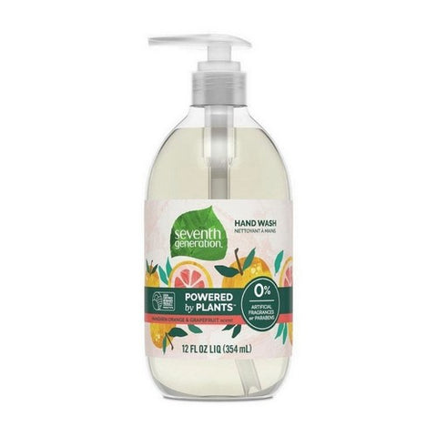 Seventh Generation, Mandarian Orange And Grapefruit Hand Wash, Mandarin Orange & Grapefruit 12 Oz