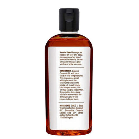 Desert Essence, Organic Coconut - Jojoba & Coffee Oil, 4 Oz Desert Essence