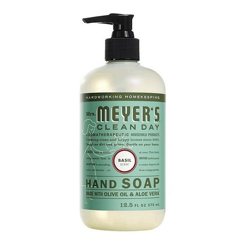 Mrs. Meyer's, Clean Day Hand Wash Basil Scent, 12.5 Oz (Case of 3)