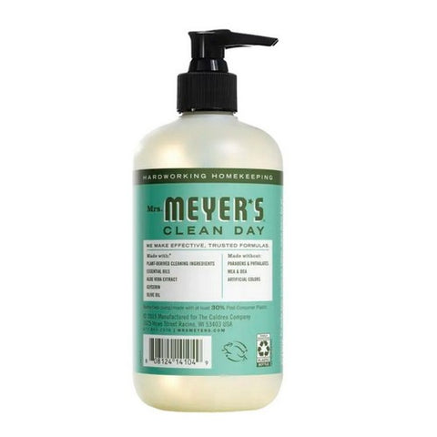 Mrs. Meyer's, Clean Day Hand Wash Basil Scent, 12.5 Oz (Case of 3)