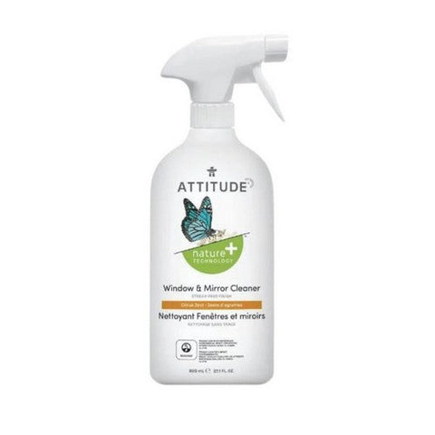 Attitude, Window & Mirror Cleaner, Citrus Zest 27.1 fl oz Attitude
