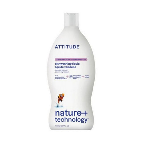 Attitude, Dishwashing Liquid, Coriander & Olive 23.7 oz